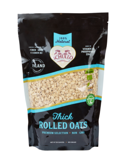 Organic Glyphosate-Free Thick Rolled Oats | Premium Finnish Oats / 30 oz