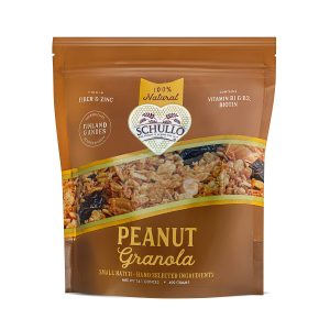 Schullo all natural peanut granola - package photo