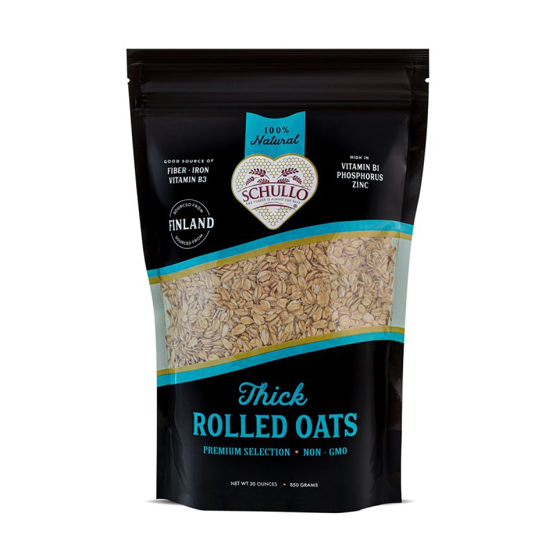 Thick Rolled Oats - front of package - Schullo