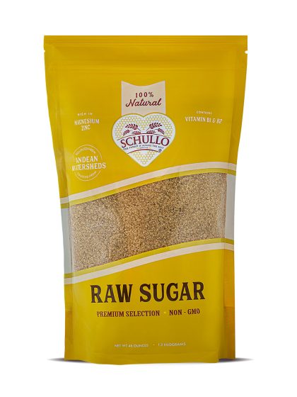 Raw Sugar - front of package - Schullo