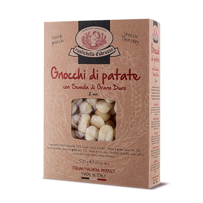 Rustichella d'Abruzzo Gnocchi 500g front of package - Schullo