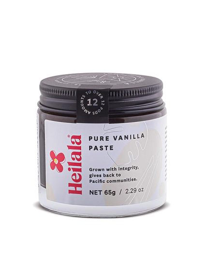 Heilala pure vanilla paste - front of bottle - Schullo