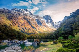 Photo New Zealand landscape