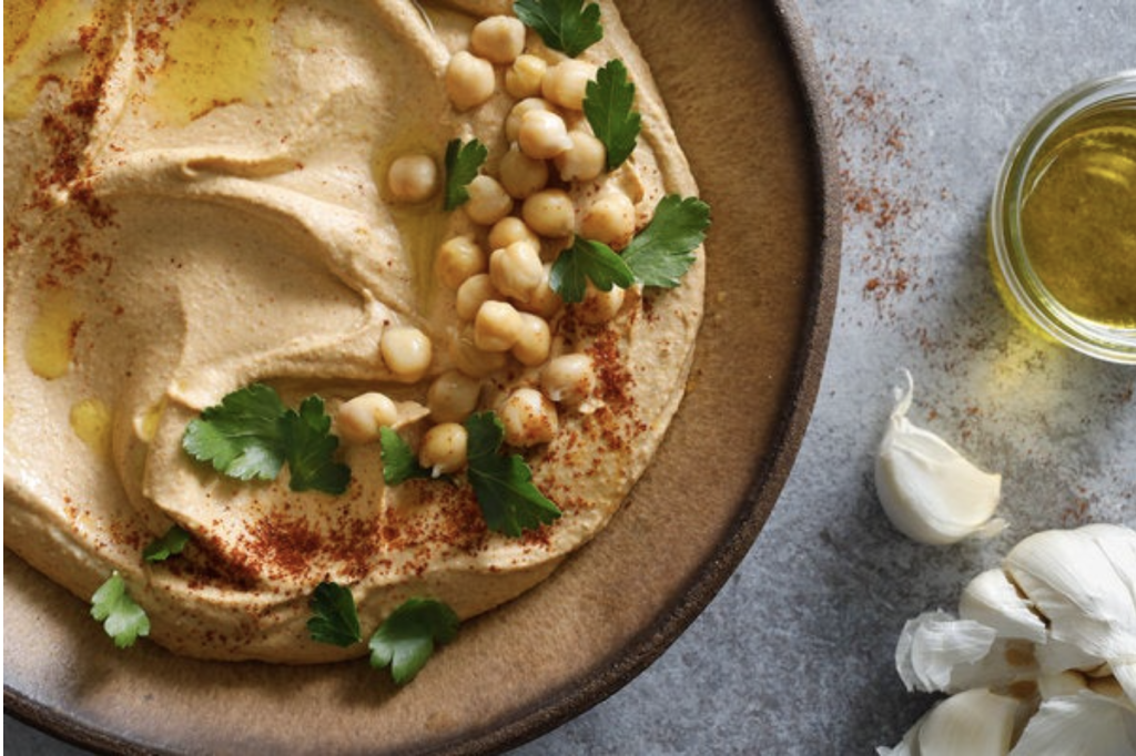 Hummus in bowl