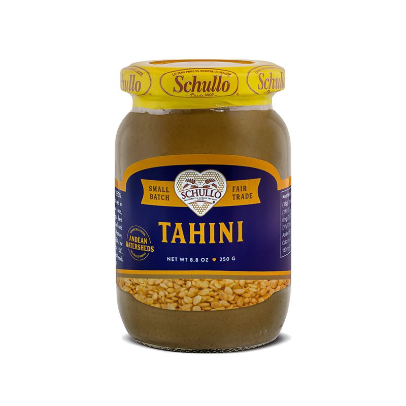 Tahini - front of jar - Schullo