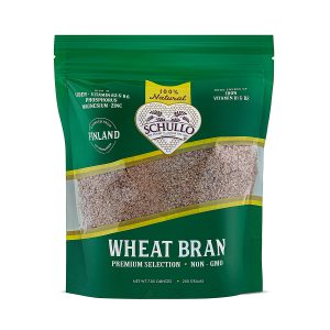 Organic Wheat Bran - front of package - Schullo