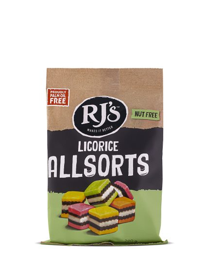 RJs Licorice Allsorts candy