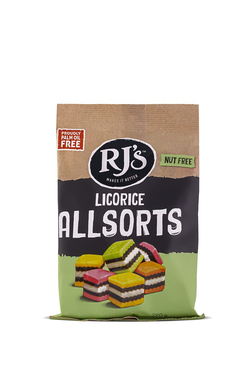 RJs Licorice Allsorts candy