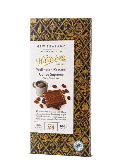 Dark chocolate with coffee by Whittakers