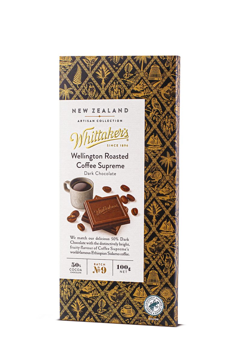 Dark chocolate with coffee by Whittakers