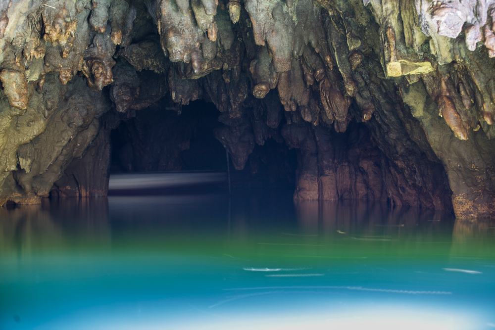 Waitomo, Glowworm Caves during the day.