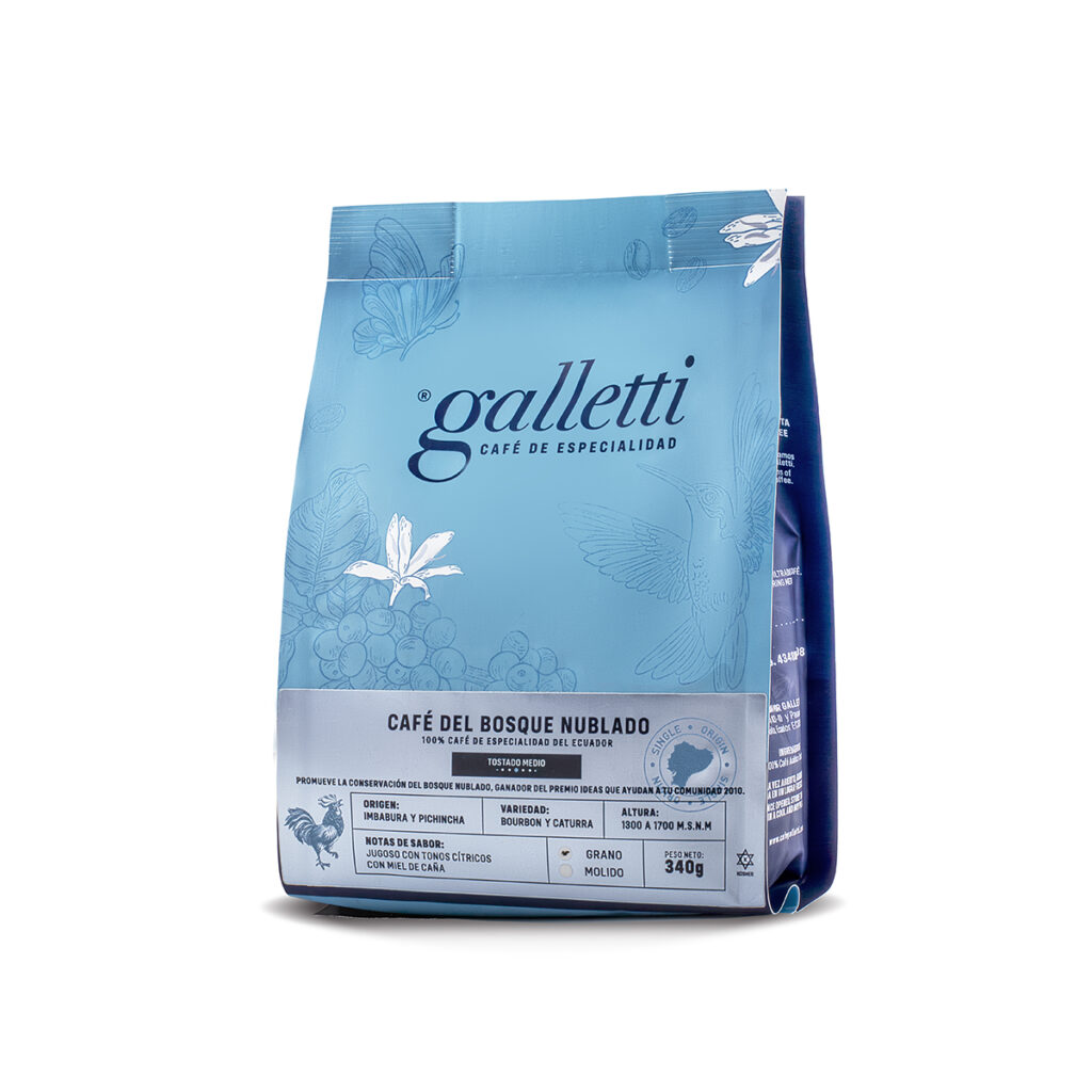 Cloud Forest Coffee Beans by Galletti / 11.99 oz Schullo All Natural