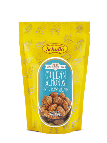 Schullo chilean almonds with raw sugar