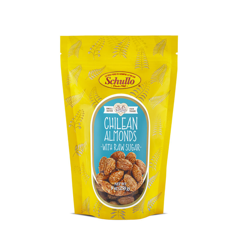 Schullo chilean almonds with raw sugar