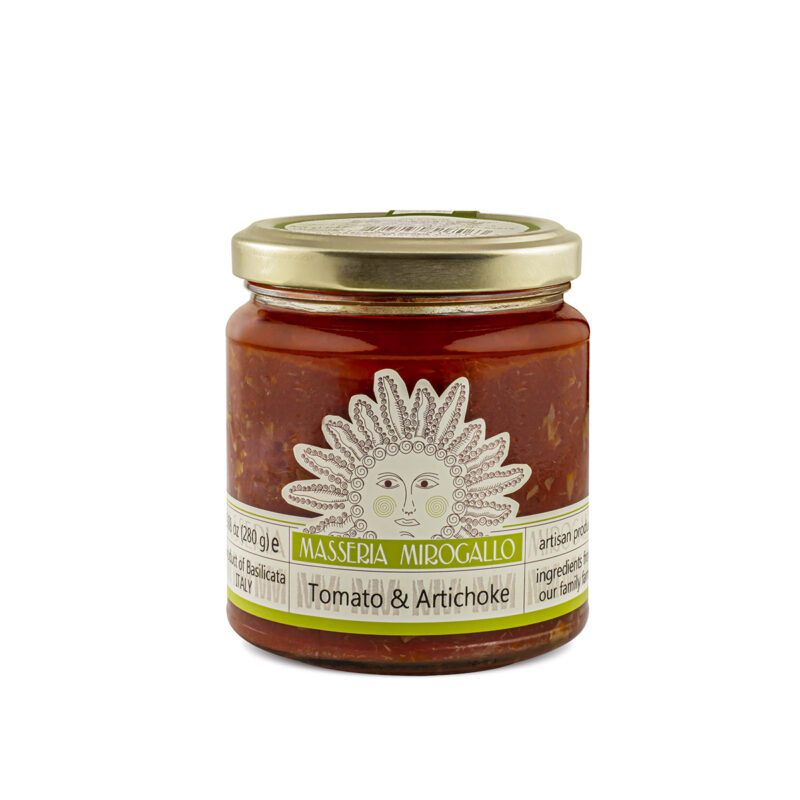 Masseria Mirogallo Tomato Artichoke pasta sauce