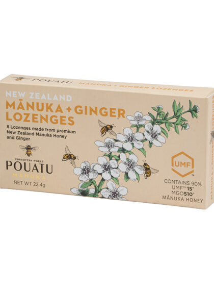 Manuka Honey & Ginger Lozenges / 0.8oz
