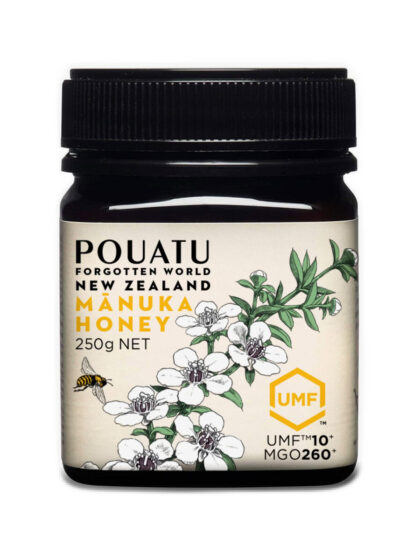 Manuka honey by Pouatu plastic jar 250g_10+ from Schullo