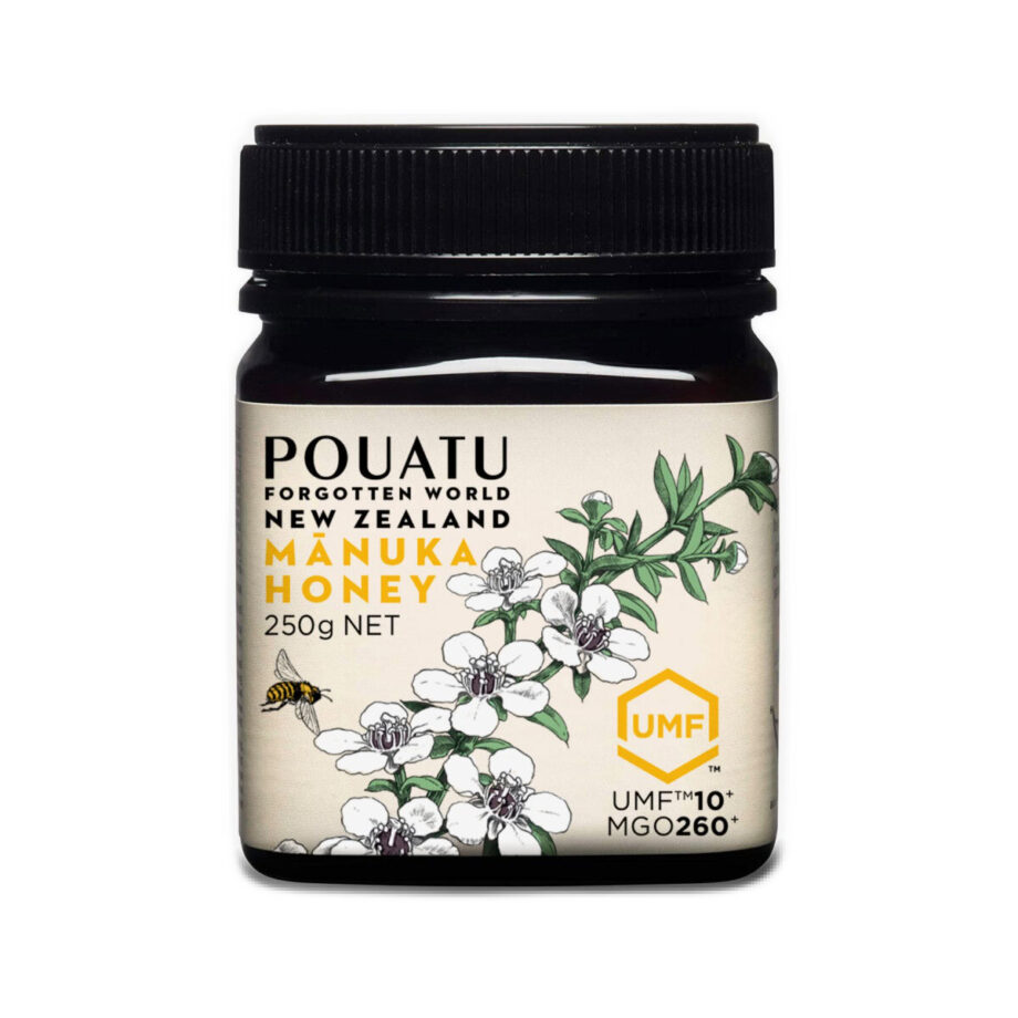 Manuka honey by Pouatu plastic jar 250g_10+ from Schullo