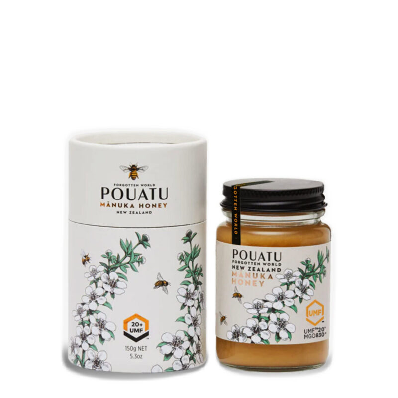 Manuka honey by Pouatu glass jar 150g_20+ from Schullo