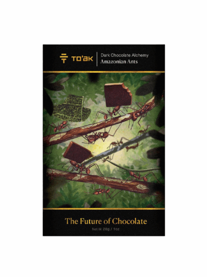 Amazonian ants chocolate front of packet