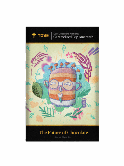 To'Ak chocolate front of package