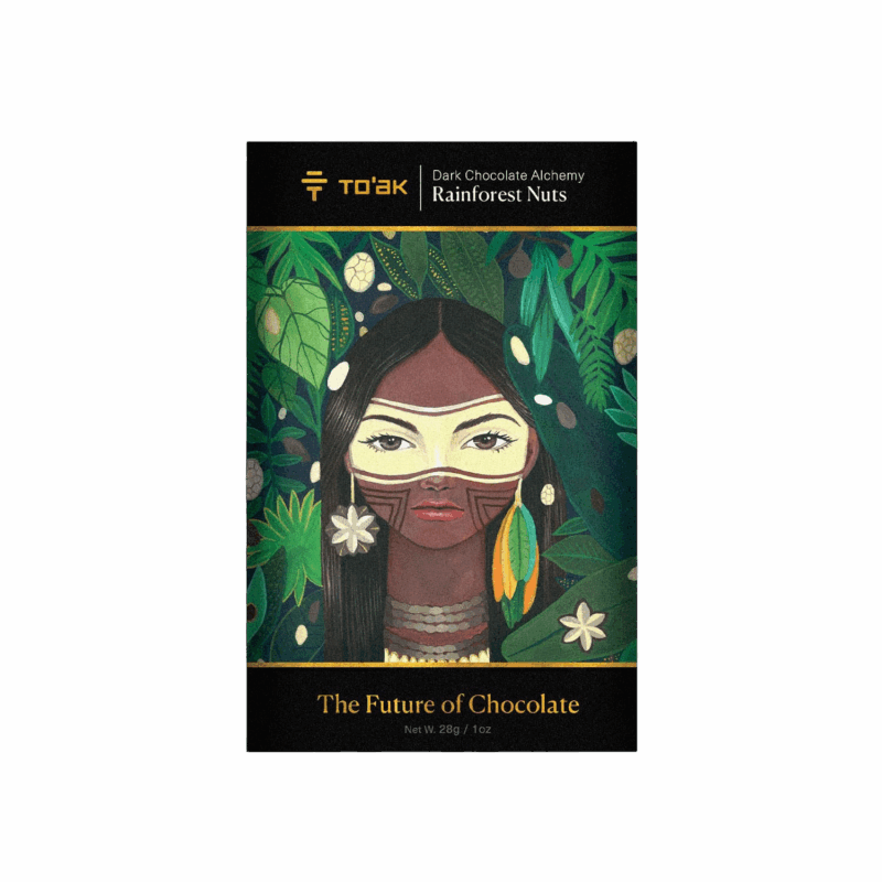 Rainforest nuts chocolate front of packet