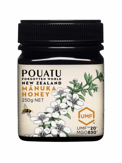 Manuka 20+ 250g front of jar