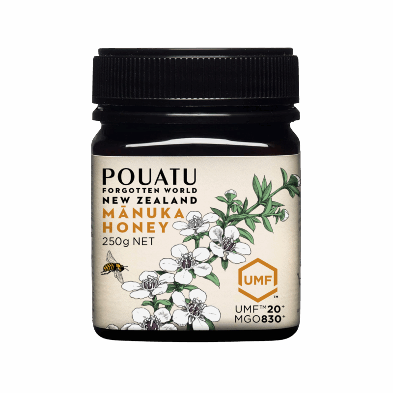 Manuka 20+ 250g front of jar
