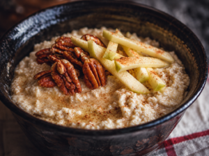 Oat bran breakfast bowl