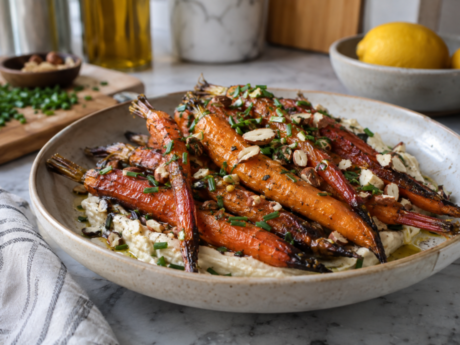 Roasted carrots with Tahini recipe