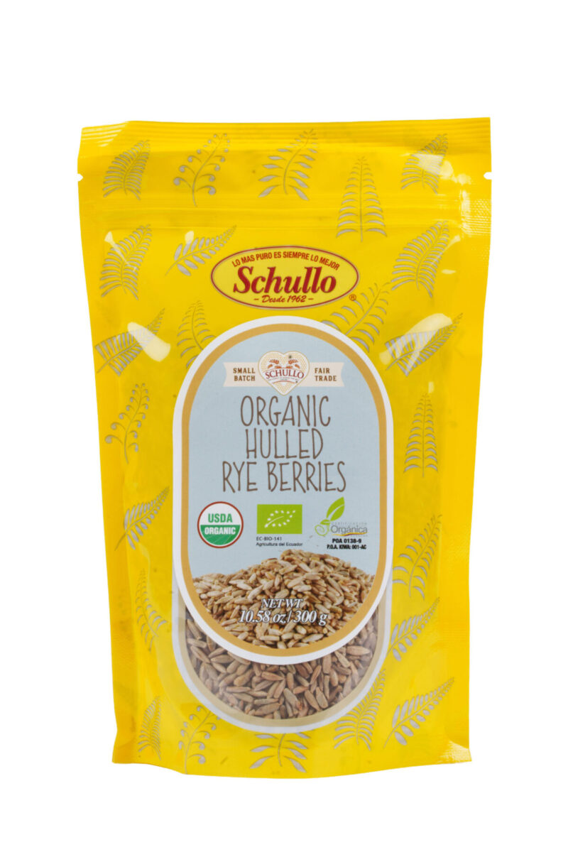 Organic hulled rye berries