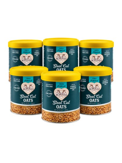 Bundle of 6 - Organic Steel Cut Oats  / 23 oz