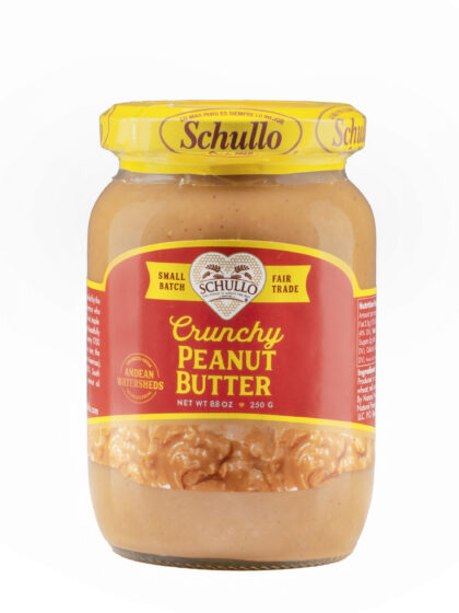 Crunchy Peanut Butter Schullo Front of jar