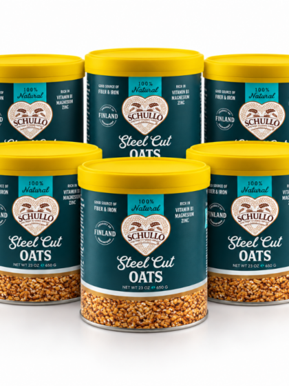 Schullo Steel cut oats bundle of six